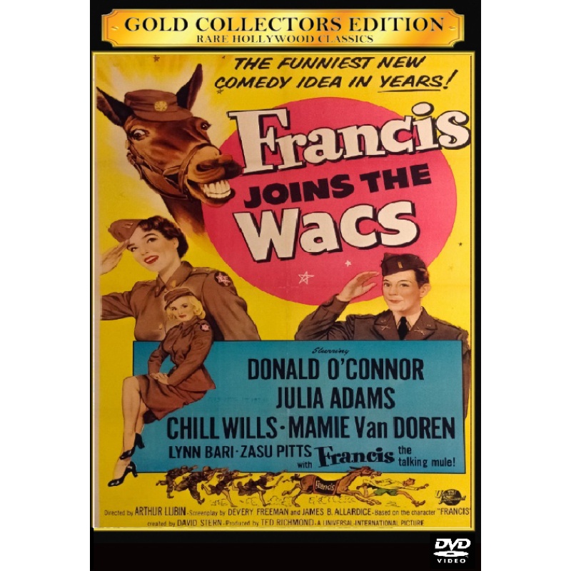 Francis joins the Wacs (1954) - Donald O'Connor - Julie Adams - Chill Wills - DVD (All Region)
