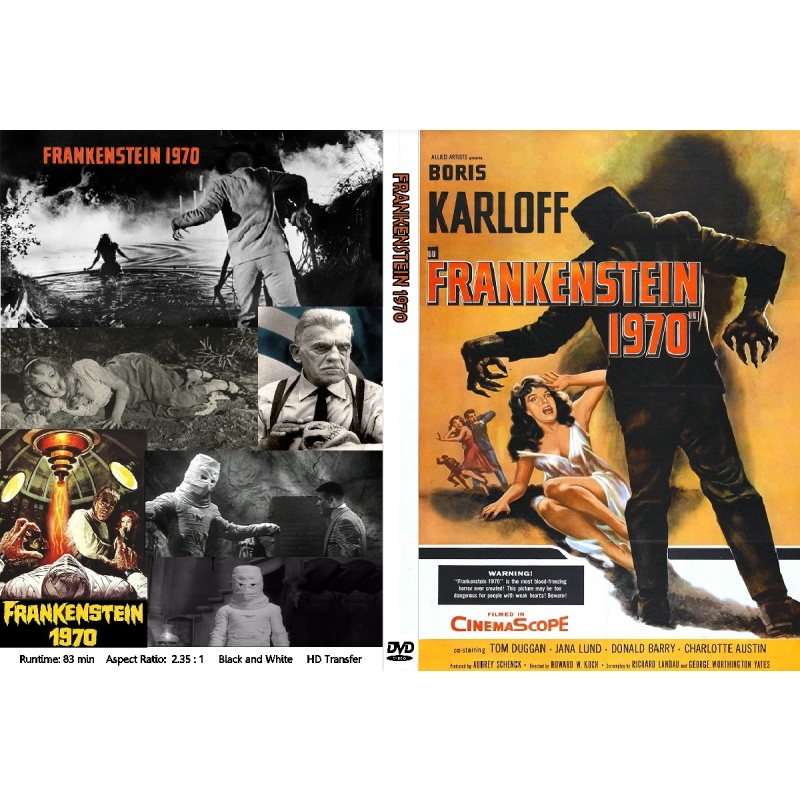 FRANKENSTEIN 1970 (1958) Boris Karloff