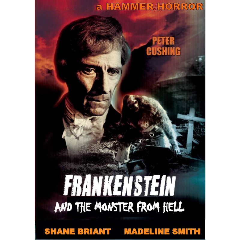 FRANKENSTEIN AND THE MONSTER FROM HELL (1974) Peter Cushing Madeline Smith Shane Briant