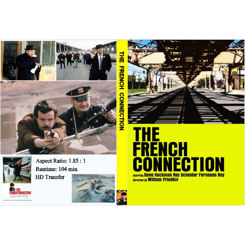 THE FRENCH CONNECTION (1971) Gene Hackman Roy Scheider
