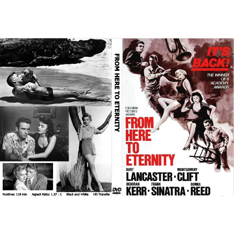 FROM HERE TO ETERNITY (1953)  Burt Lancaster Deborah Kerr Frank Sinatra