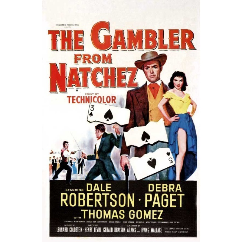 The Gambler from Natchez (1954) Dale Robertson, Debra Page
