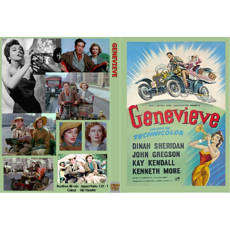 GENEVIEVE (1954) John Gregson Kenneth More Kay Kendall