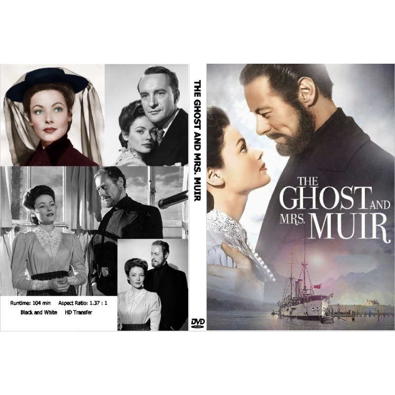 THE GHOST AND MRS. MUIR (1947) Rex Harrison Gene Tierney Natalie Wood