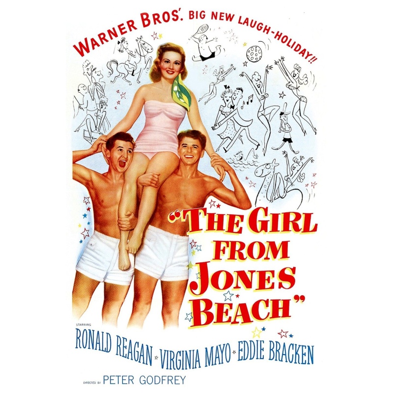 The Girl From Jones Beach 1949 	Ronald Reagan, Virginia Mayo, Eddie Bracken, Peter Godfrey