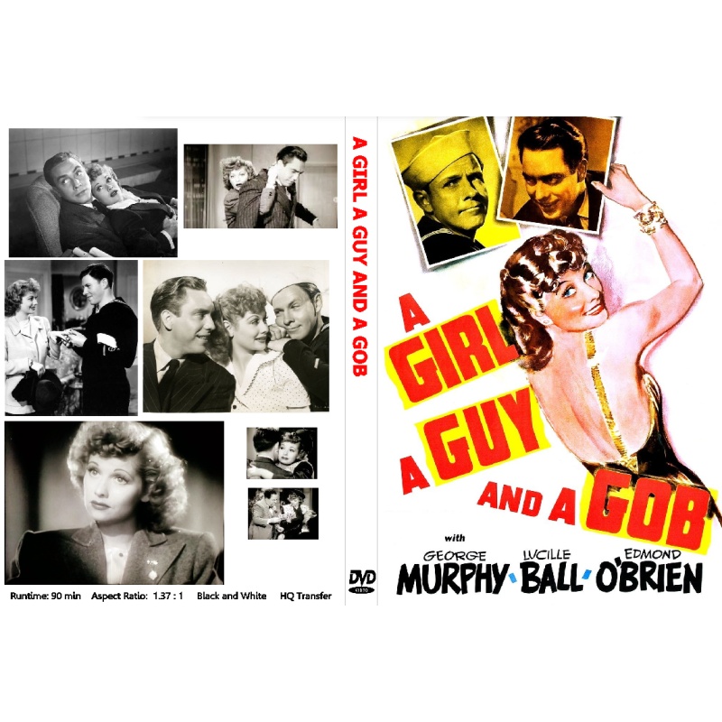A GIRL, A GUY, AND A GOB (1941) Lucille Ball Edmond O'Brien