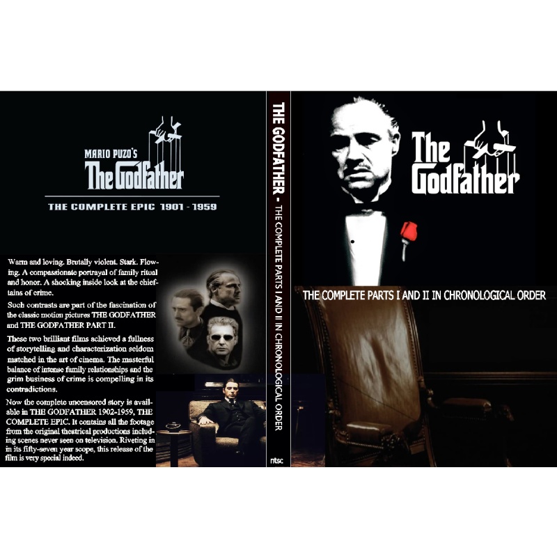 THE GODFATHER EPIC  Parts I and II arranged in chronological order