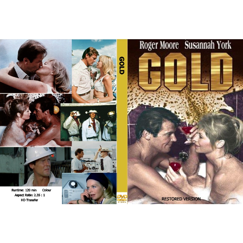 GOLD (1974) Roger Moore Susannah York Bradford Dillman Ray Milland