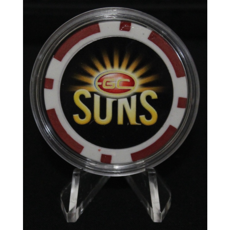 Poker Chip Card Guards Protectors - Gold Coast Suns
