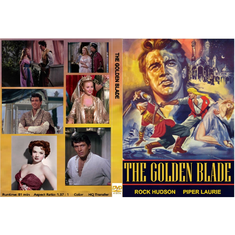 THE GOLDEN BLADE (1953) Rock Hudson Piper Laurie