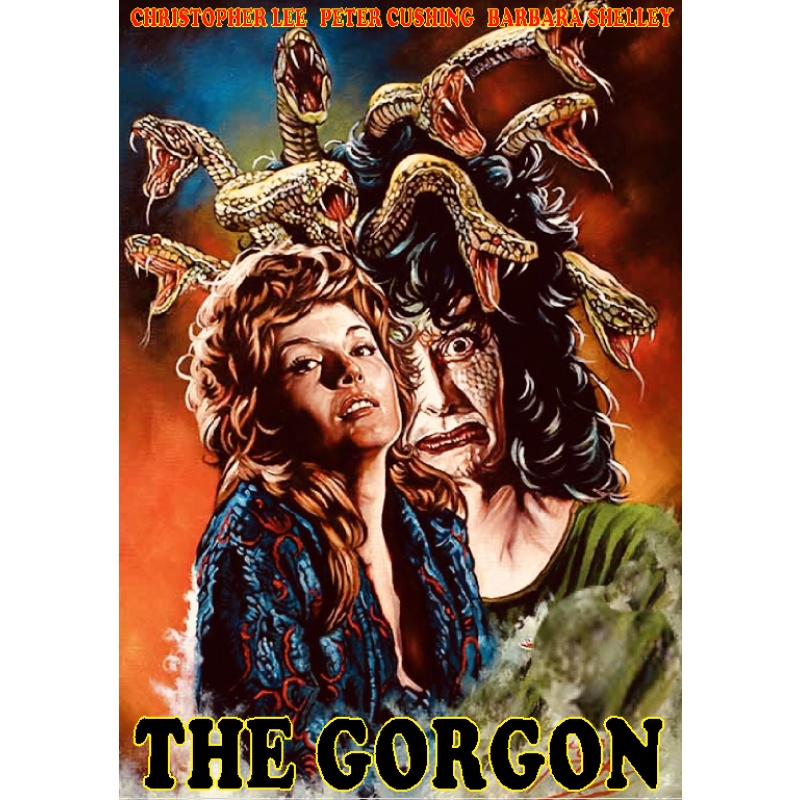 THE GORGON (1964) Peter Cushing Christopher Lee Barbara Shelley