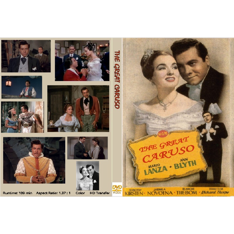 THE GREAT CARUSO (1951) Mario Lanza Ann Blyth