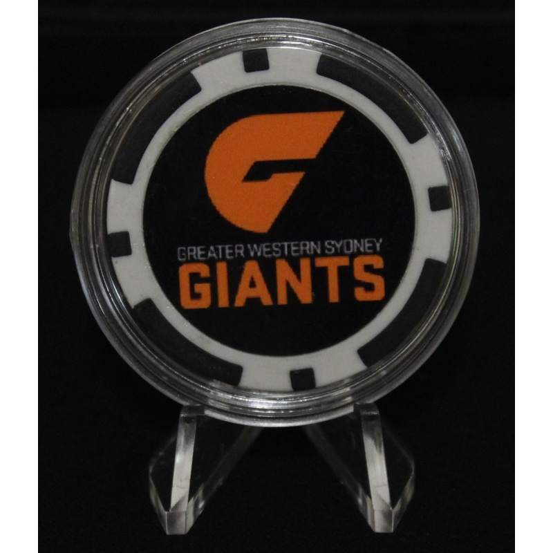 Poker Chip Card Guards Protectors - Greater Western Sydney Giants