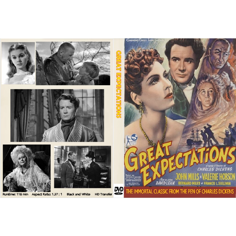 GREAT EXPECTATIONS (1946) John Mills Alec Guinness Valerie Hobson