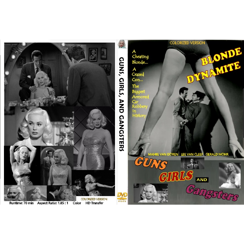 Guns, Girls And Gangsters (1959) DVD Colorized Version Mamie Van Doren
