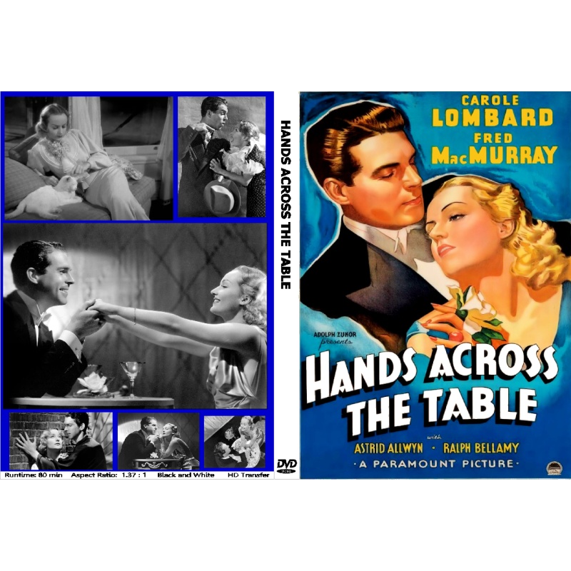 HANDS ACROSS THE TABLE (1935) Carole Lombard Fred MacMurray