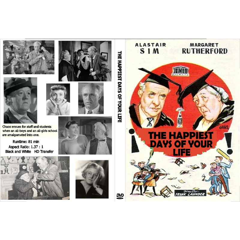 THE HAPPIEST DAYS OF YOUR LIFE (1950) Alistair Sim Margaret Rutherford Joyce Grenfell