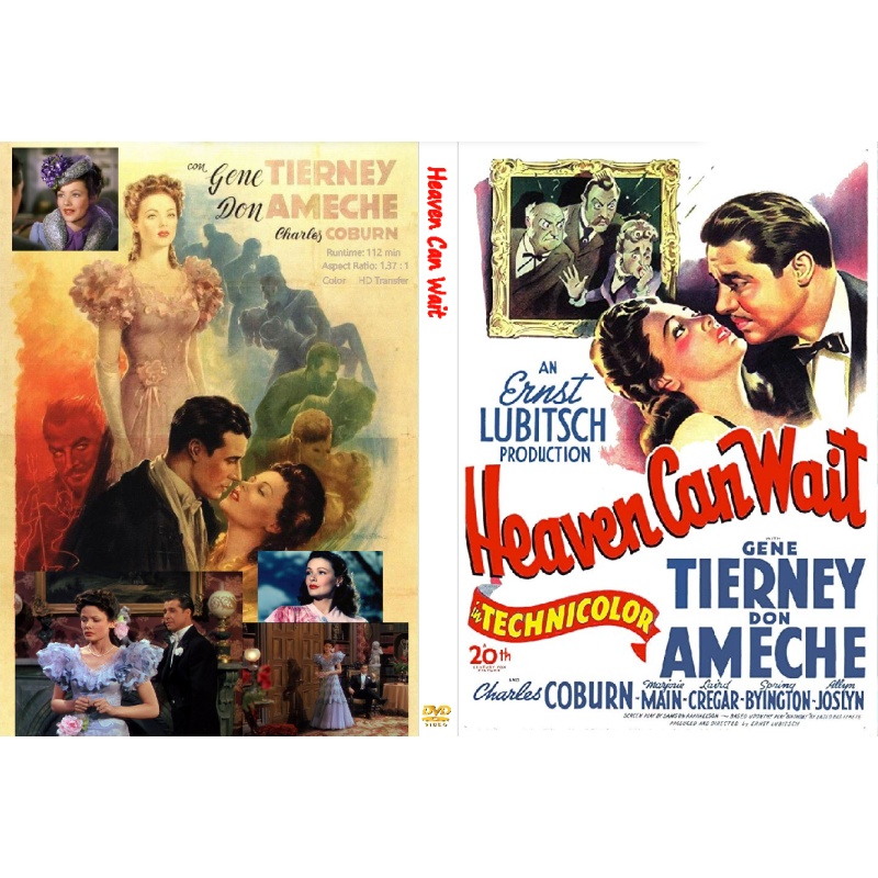 HEAVEN CAN WAIT (1943) Gene Tierney Don Ameche