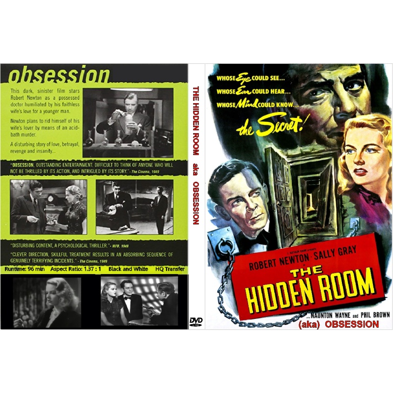 THE HIDDEN ROOM aka OBSESSION (1949) Robert Newton