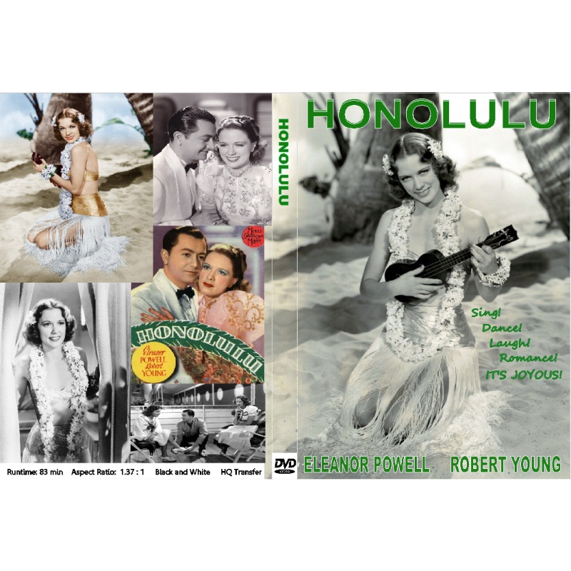 HONOLULU (1939) Eleanor Powell Robert Young George Burns Gracie Allen