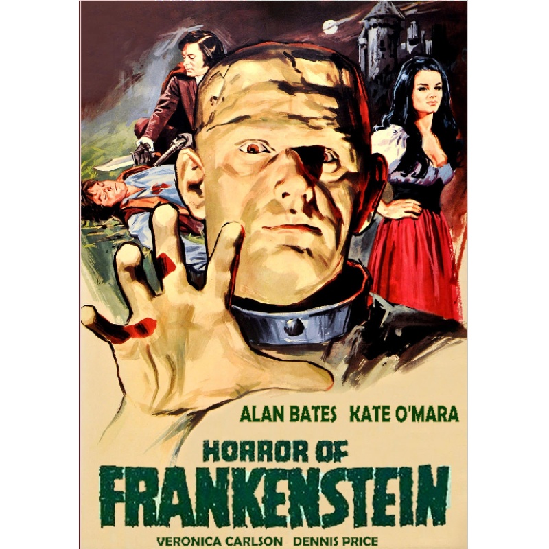 HORROR OF FRANKENSTEIN (1970) Alan Bates Kate O'Mara Dennis Price