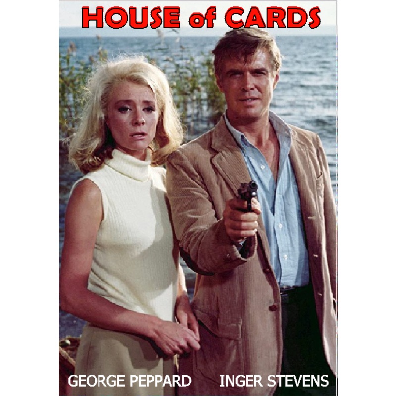 HOUSE OF CARDS (1968) George Peppard Inger Stevens Orson Welles Keith Michell