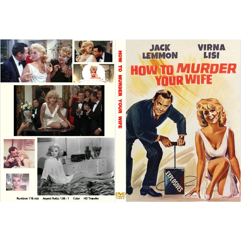 HOW TO MURDER YOUR WIFE (1965) Jack Lemmon Virna Lisi Terry-Thomas