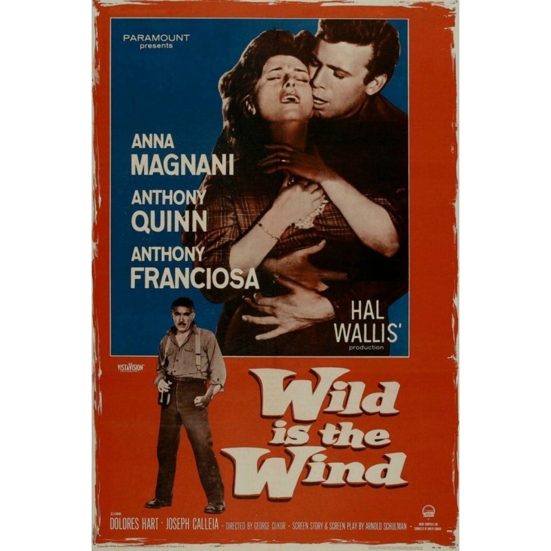 Wild Is The Wind (1957)  Anna Magnani, Anthony Quinn, Anthony Franciosa.
