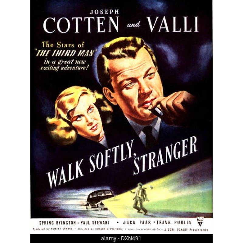 Walk Softly, Stranger 1950  Joseph Cotten   Alida Valli