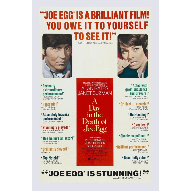 A Day in the Death of Joe Egg Alan Bates and Janet Suzman 1972