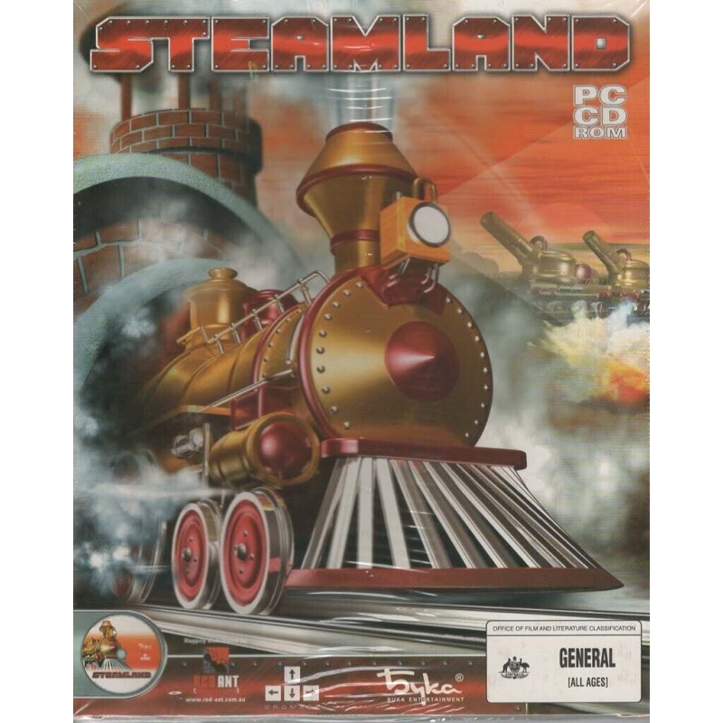 Steamland- Big Box Version Rare - Pc Game