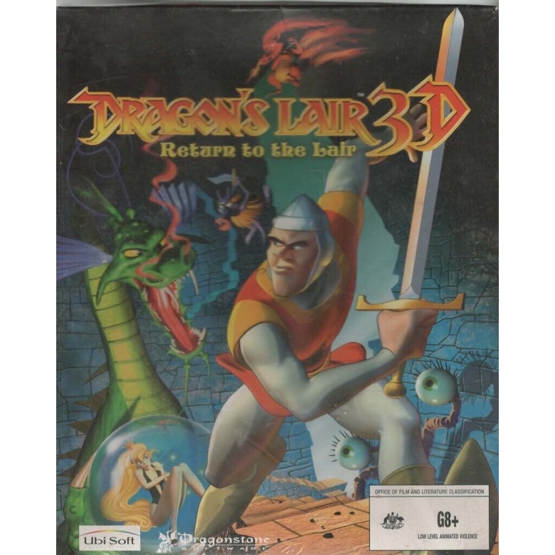 Dragons Lair 3D Return To The Lair - Big Box Version Rare - Pc Game