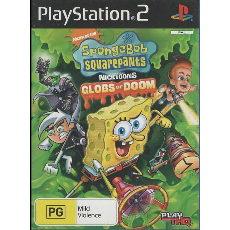 Glob of Doom Spongebob -  Sony PS2 - Brand New
