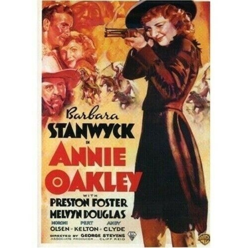 Annie Oakley Barbara Stanwick (All Region Dvd)