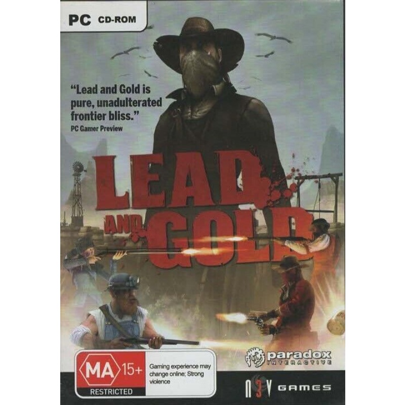 Lead And Gold - Brand New Sealed - Pc Game