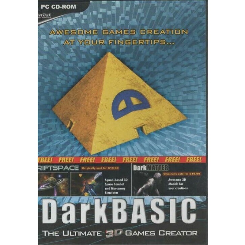 Darkbasic 3D Games Creator - Brand New Rare - PC DVD/CD Rom