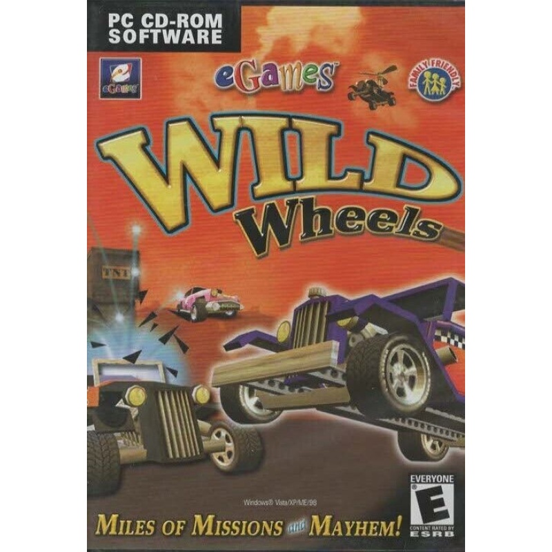 Egames Wild Wheels - Brand New Sealed - Pc Game