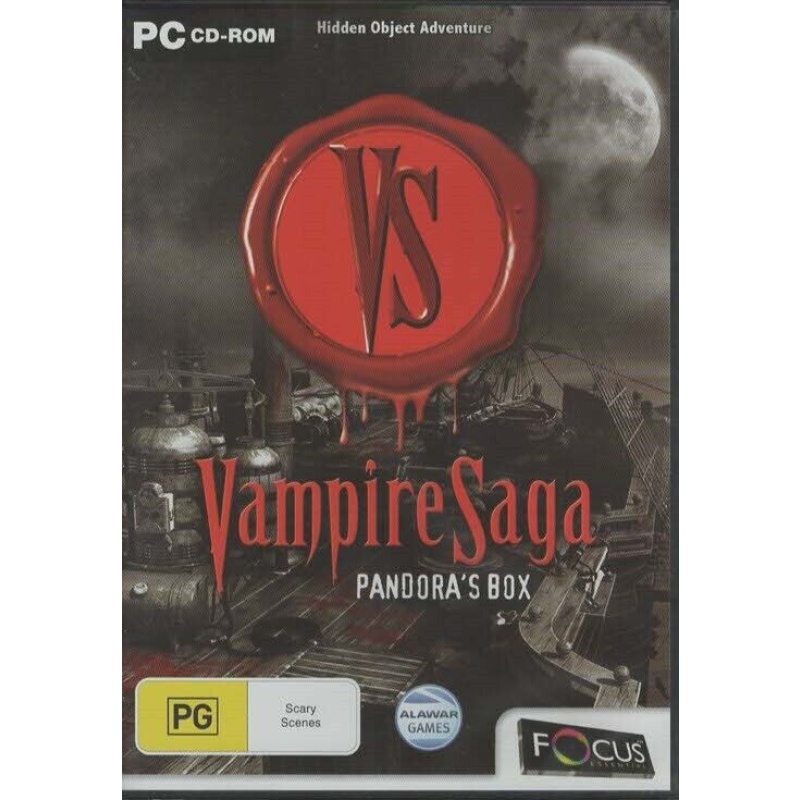 Vampire Saga Pandoras Box - Hidden Object Brand New  - Pc Game