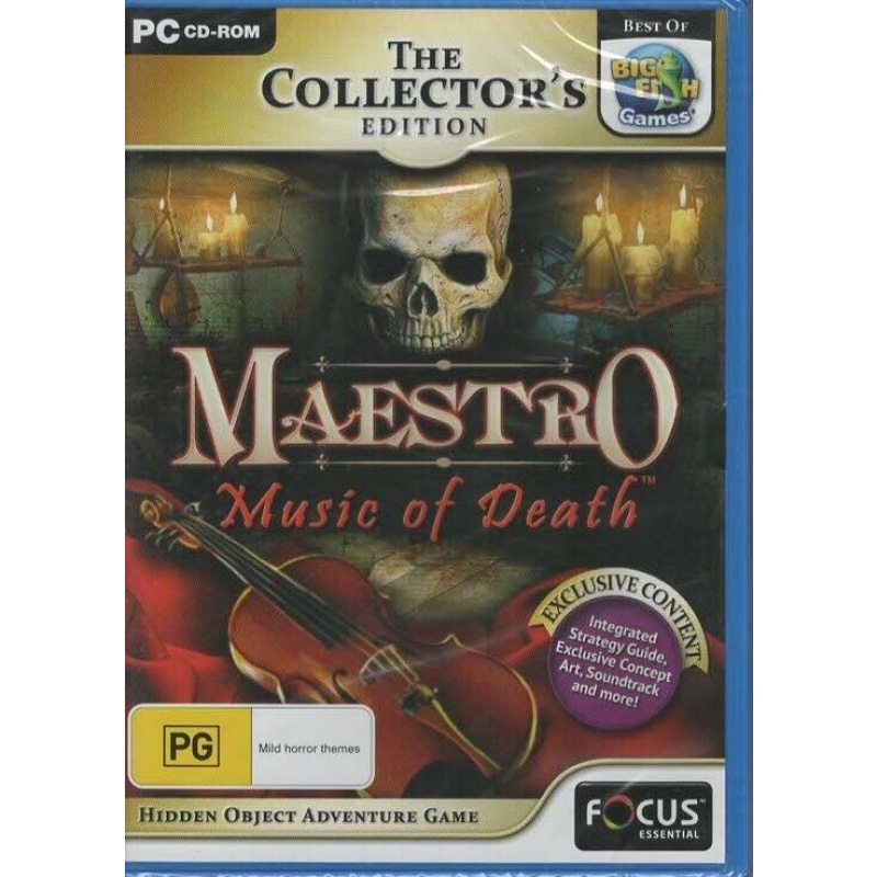Maestro Music Of Death - Hidden Object Brand New  - Pc Game