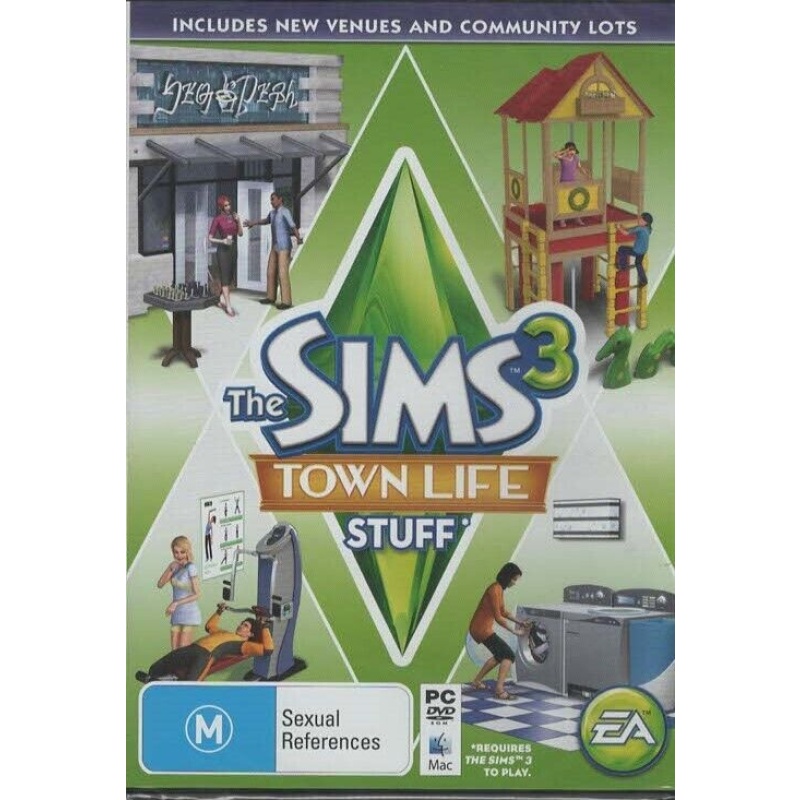 Sims 3 Town Life Stuff - Brand New - Pc Game