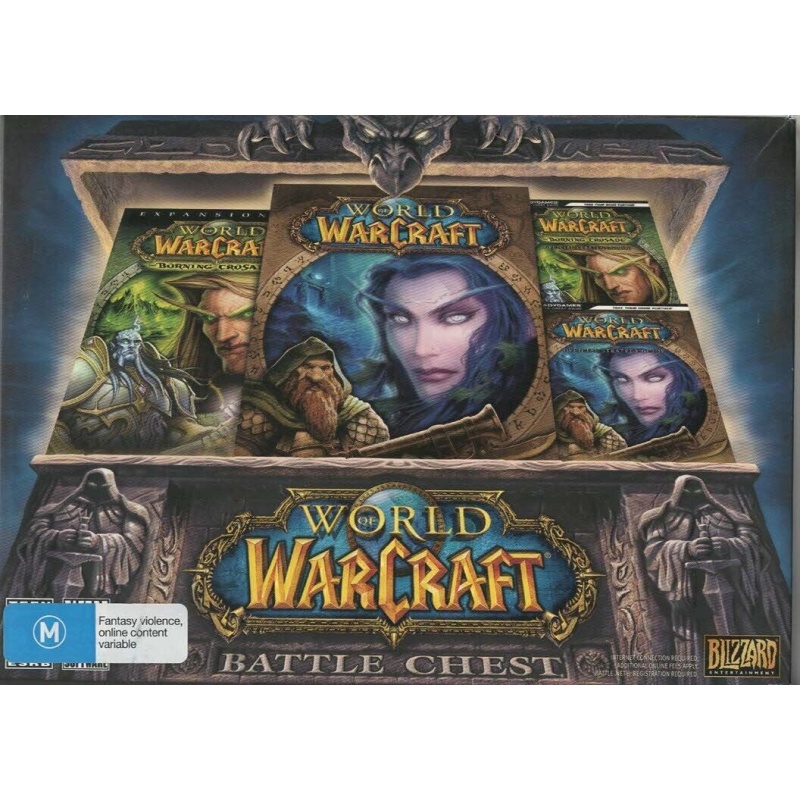 World Of Warcraft Battle Chest + expansion Pack Guide Rare - Pc Game