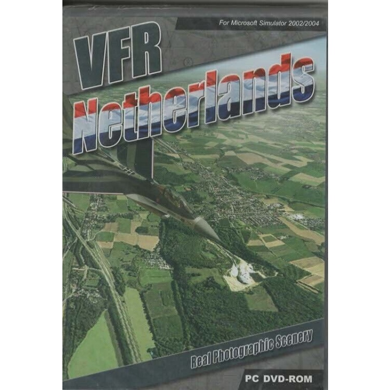 Vfr Netherland For Microsoft Sim 2004 - Brand New Rare - Pc Game