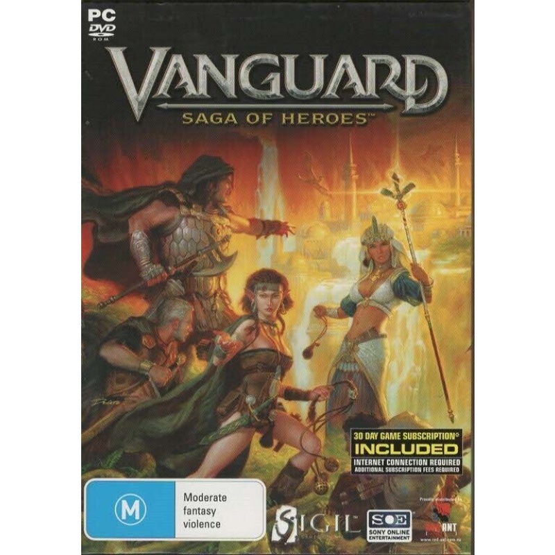 Vanguard Saga of Heroes - Brand New - Pc Game
