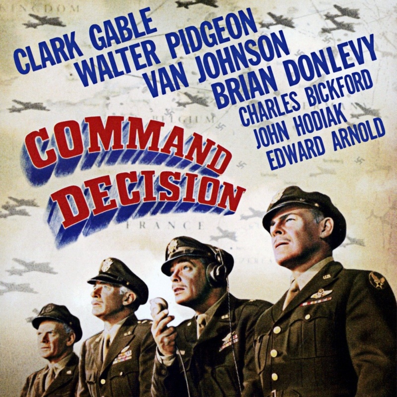 Command Decision 1948 with Clark Gable, Walter Pidgeon,