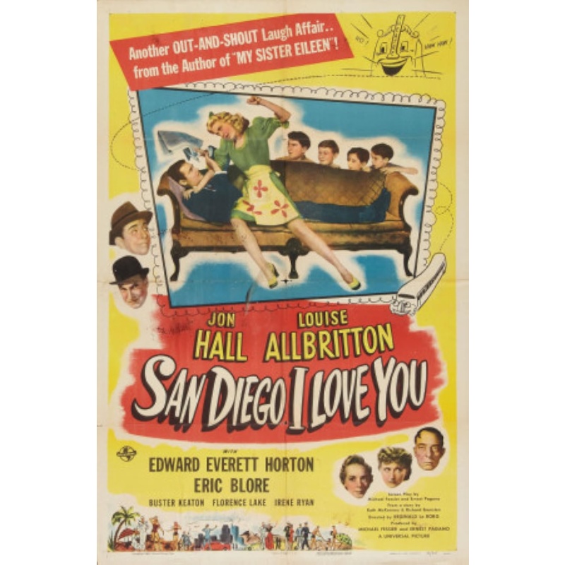 San Diego, I Love You (1944)  Jon Hall,  Edward Everett Horton
