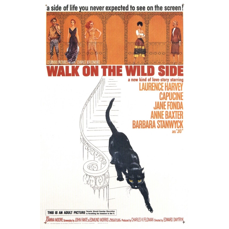 Walk on the Wild Side 1962  Laurence Harvey, Capucine, Jane Fonda, Anne Baxter