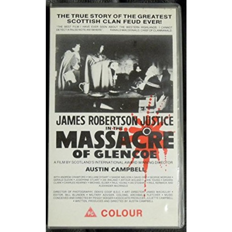 The Massacre Of Glencoe (1972) James Robertson Justice, Andrew Crawford