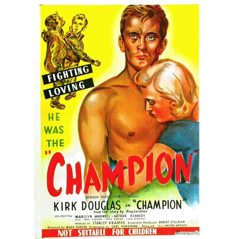 Champion 1949 ‧.Kirk Douglas  Arthur Kennedy