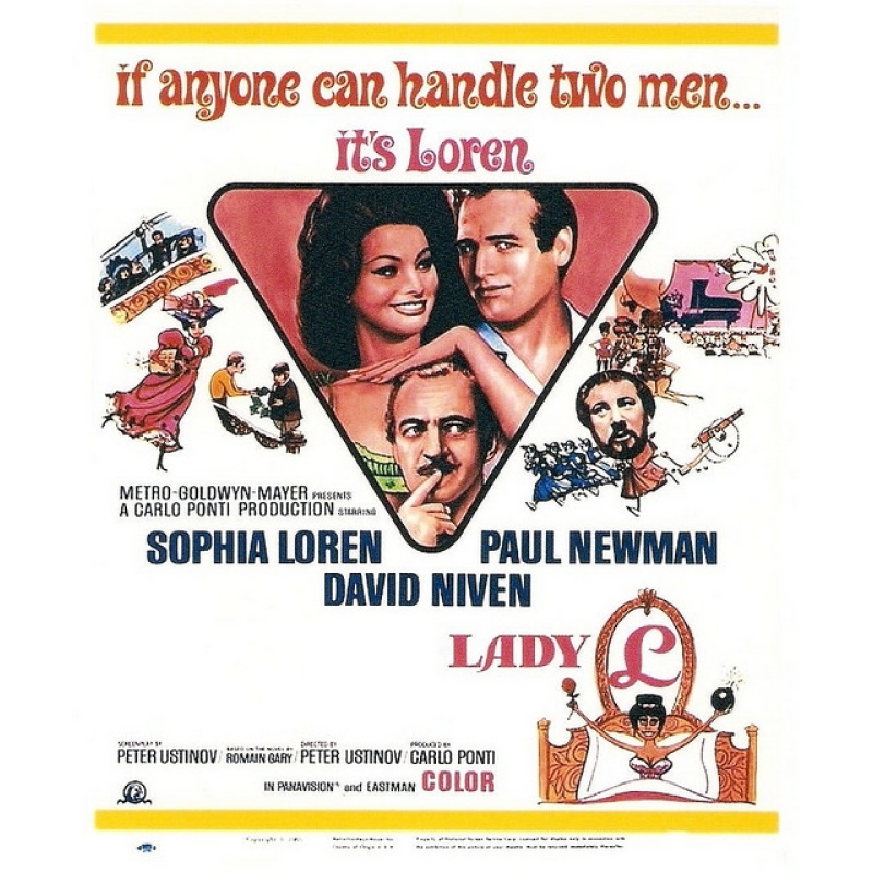 Lady L (1965)  Sophia Loren, Paul Newman, David Niven