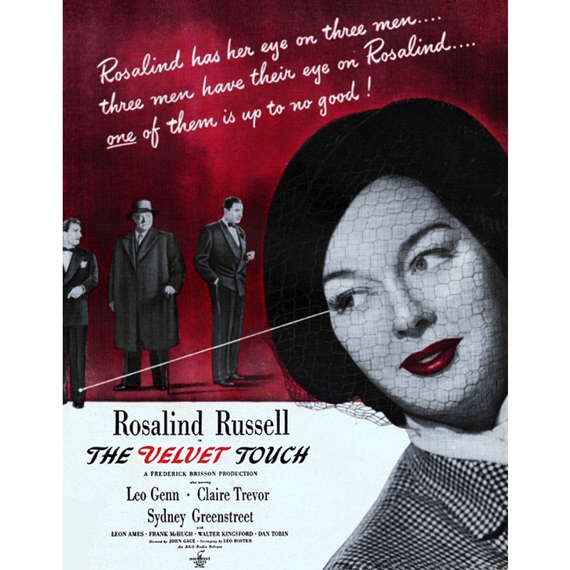The Velvet Touch 1948 with Rosalind Russell, Leon Ames,